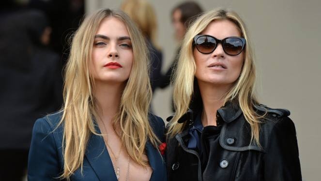 Cara Delevingne and Kate Moss for Mango