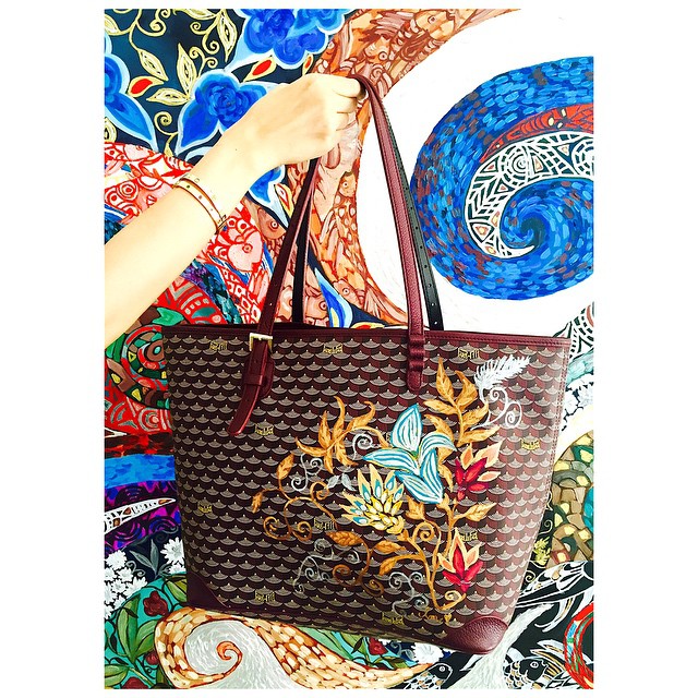 Heart Evangelista paints Hermes bag with the 'language of her soul