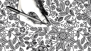 A Coloring Book To Chase The Stress Away