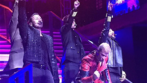 The Backstreet Boys Reunite At The H&m X Balmain Show