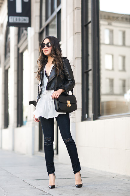 5 Ways to Style a Leather Jacket, Inspired by Wendy Nguyen