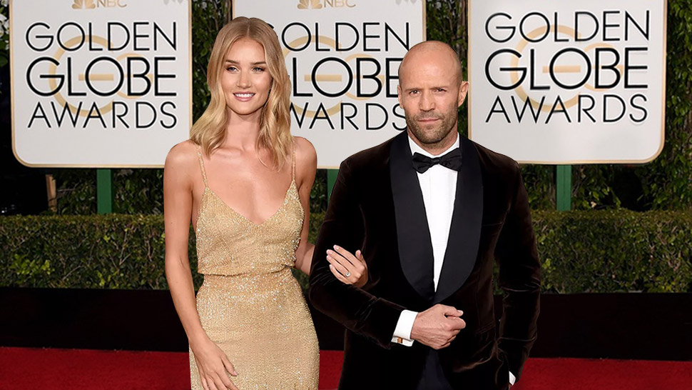Rosie Huntington-Whiteley Debuts Her Engagement Ring at the Golden Globes