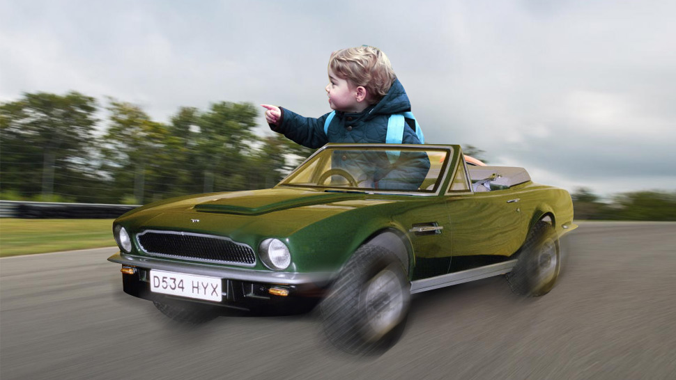 Prince George Can Soon Drive Prince William’s Aston Martin