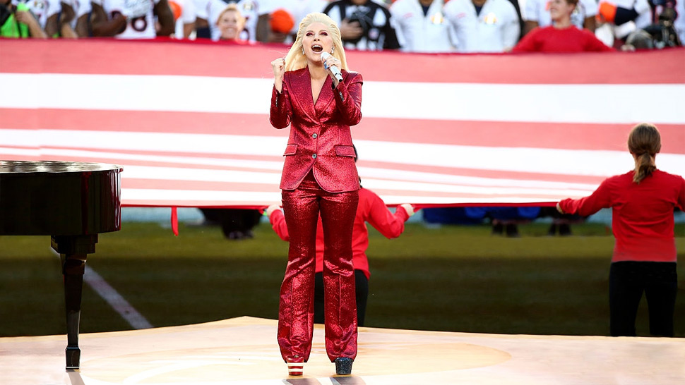 Lady Gaga Wore Mismatched Shoes At The Super Bowl
