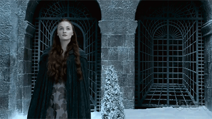 Sansa Stark Does Her Best Jon Snow Impression