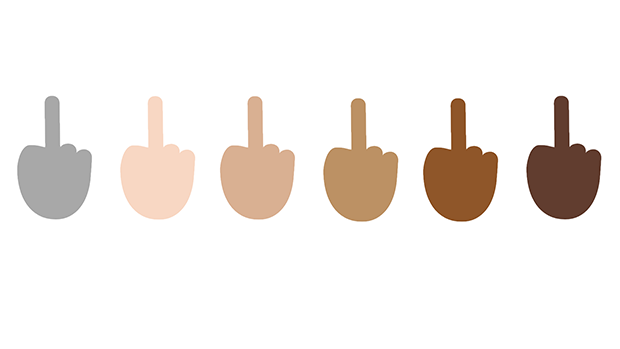 Microsoft's Middle Finger Emoji