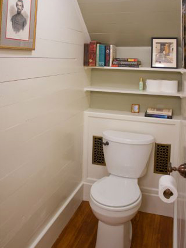 Expert Advice: Building A Powder Room Under The Stairs | RL