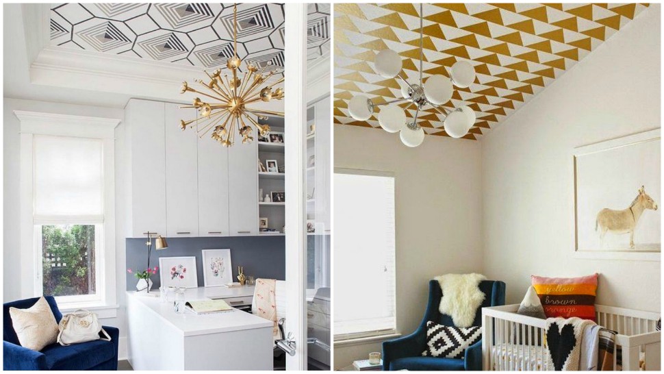 5 Photos That Will Make You Want To Use Wallpaper on the Ceiling | RL