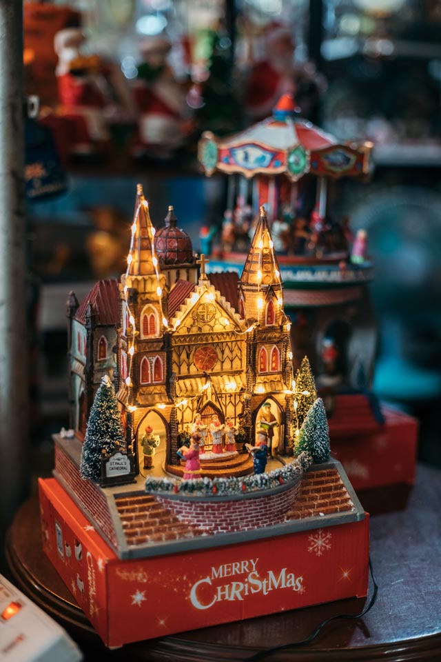 Images of miniature christmas villages
