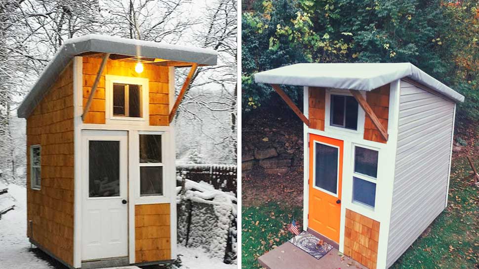 A 13 Year Old Builds His Own Tiny House In His Backyard RL