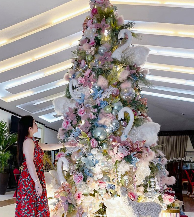 Jinkee Pacquiao's Giant Christmas Tree Is a Pastel Dream