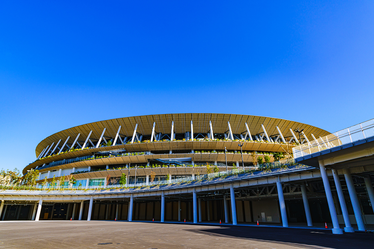 A Look at the New National Stadium, Home of the Tokyo Olympics