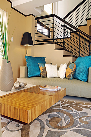 A Play Of Patterns And Light Colors In A Cavite Home