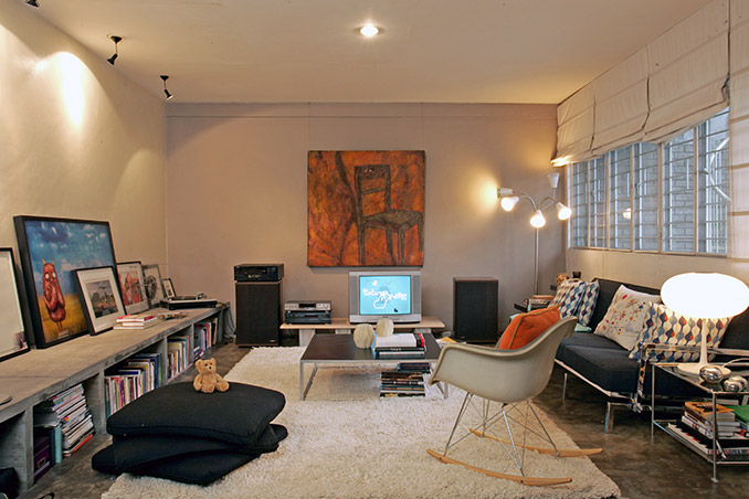 Modern Minimalist Meets Shabby Chic in a Couple\'s Bungalow | RL Modern Minimalist Meets Shabby Chic in a Couple\'s Bungalow | RL