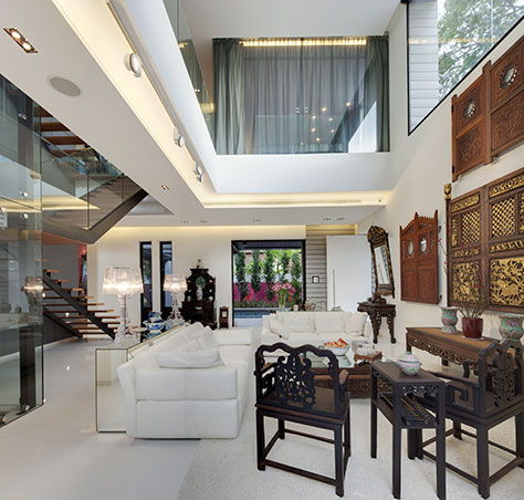 A Modern Asian House In Singapore By A Filipino Architect,Imperial Design Banquet Hall