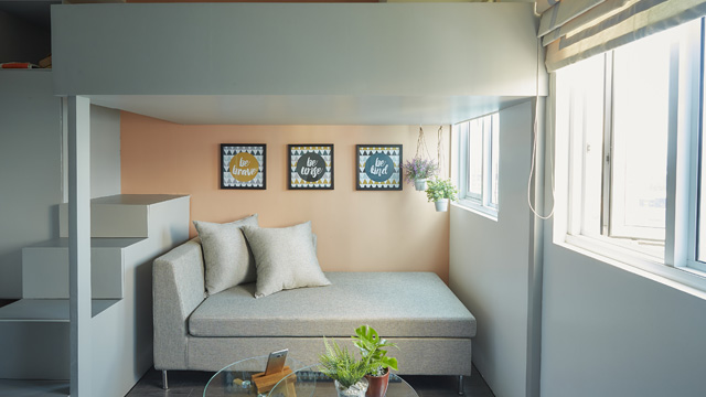 A Loft Exists In This 21sqm Condo Unit