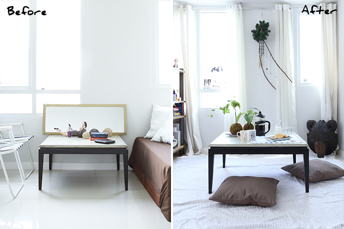 Image of minimalist home makeover