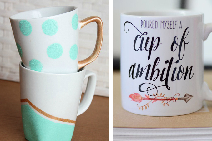 4 Cool Ways to Decorate Your Coffee Mugs