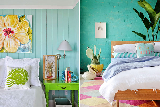 5 Calming Tropical Bedrooms from Pinterest | RL