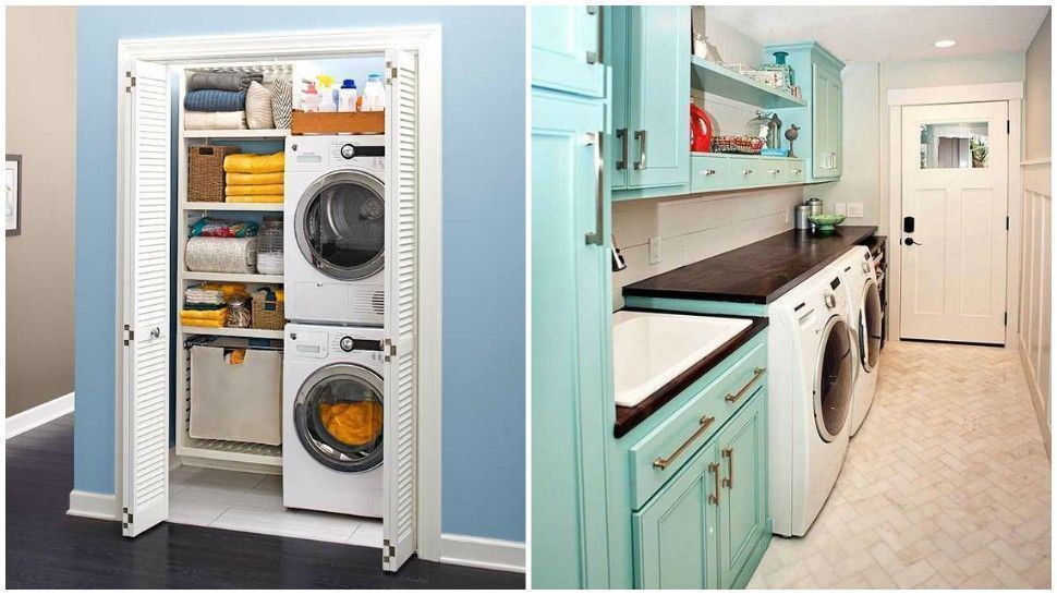5 Tiny Laundry Areas To Inspire You Build Your Own - Small Bathroom Laundry Renovation Ideas Philippines