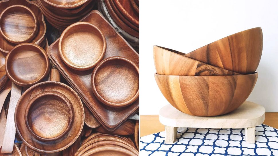 Wooden Plates Bowls, How Much Are Wooden Bowls Worth Money