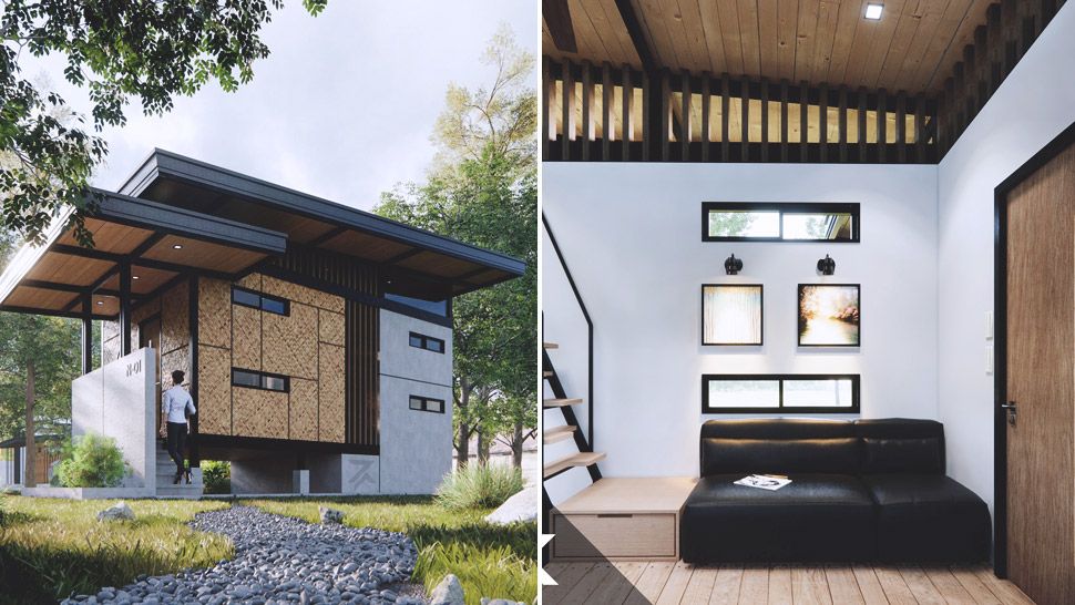 House Modern Bahay Kubo Design Concept / Modern bahay kubo design
