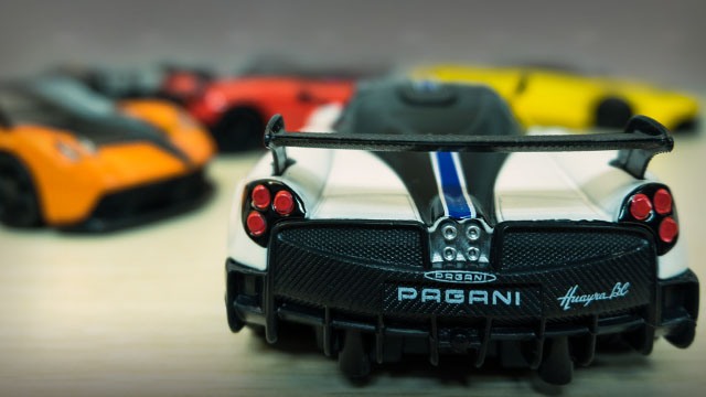 petron pagani toy car