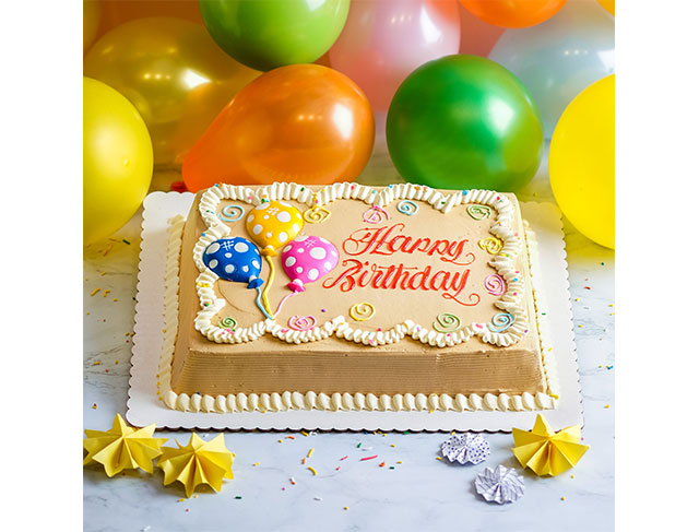 Birthday Cake Goldilocks Cake Flavors - Spot GolDilocks Insert Colorfulballoonsmochagreetingcake 1569580937