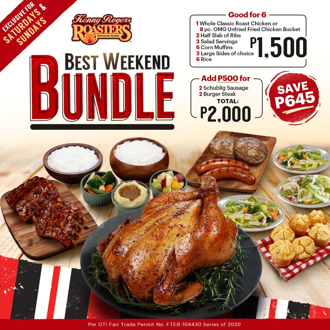 Celebrate Weekends With Kenny Rogers' Ribs and Roast Chicken Feast For Less