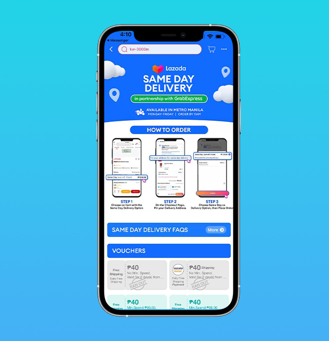 Budol time! Lazada launches same-day delivery service with Grab Express