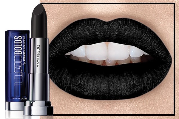 maybelline pitch black lipstick