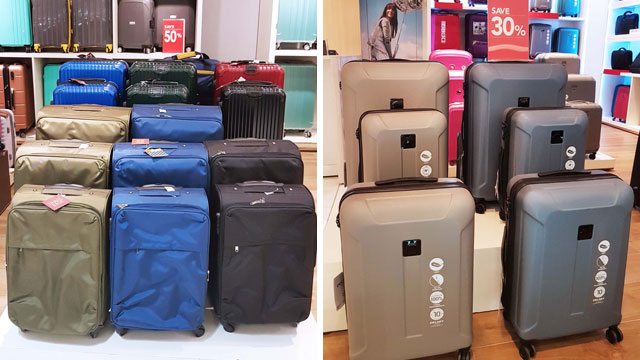 luggage bag price sm