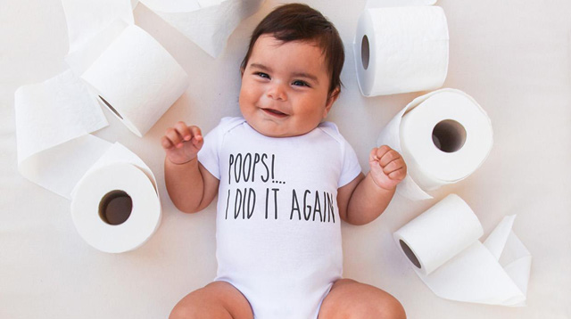 See the Creative and Funny Onesies This Mom Makes for Her 9-Month-Old Son