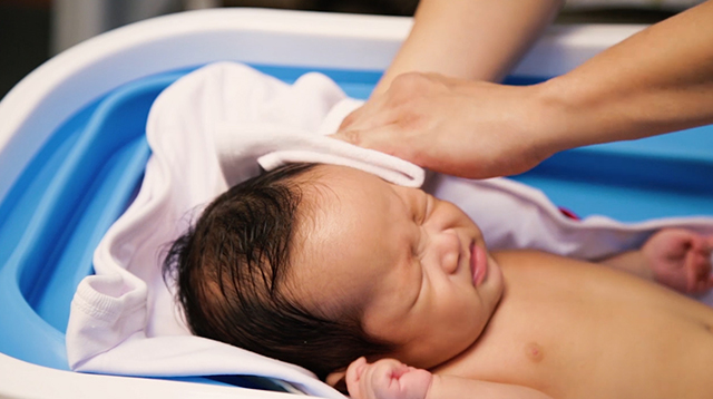 WATCH: Learn How to Bathe Your Baby