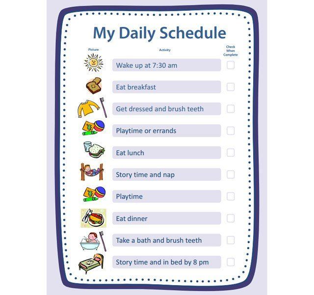Chore Chart For 2 Year Old