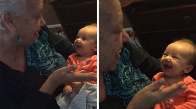 WATCH: Awww, Grandma Teaches Her Deaf Grandchild to Sign