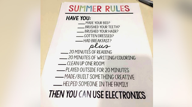 This 'Summer Rules' List Has Gone Viral! Do You Agree With It?