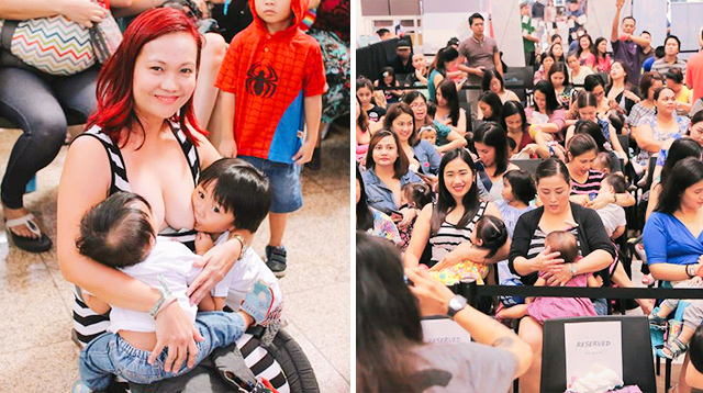 Pinay Moms Are Celebrating August With Simultaneous Breastfeeding!