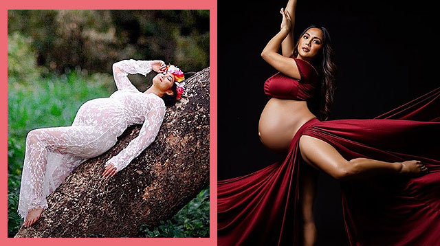 LOOK: Miriam Quiambao and Rochelle Pangilinan Glow In Their Maternity Photos!