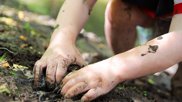 Sometimes It's a Really Good Idea to Let Your Child Play in the Mud or Dirt