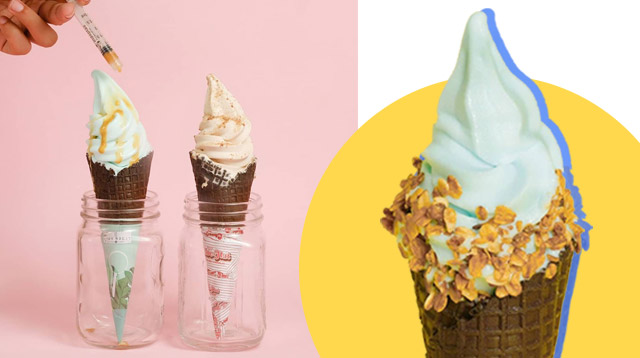Revisit Your Childhood With This Brand New Butter Ball-Flavored Soft Serve Ice Cream