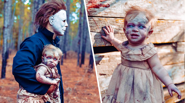 This Zombie Baby Photoshoot A Mom Did For Halloween Is Equal Parts Creepy And Cute