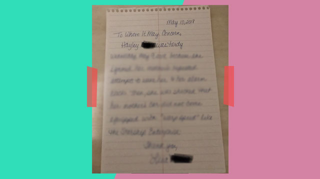 This Mom Wrote The Best Excuse Note For Her 'Tardy' Daughter