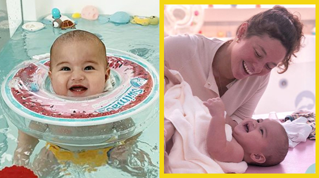 Look: Andi Eigenmann's Baby Lilo Is A Certified Water Baby!
