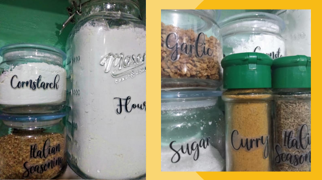 Want Fancy Labels For Your Kitchen Containers? This Mom Discovered An Easy Hack