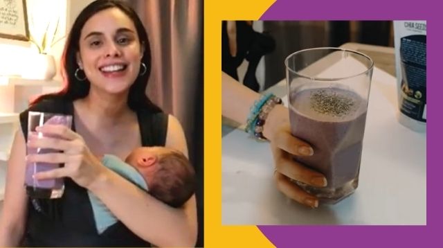 Max Collins Shares Breast Milk-Boosting Smoothie Recipe: 'I Drink It Every Day'
