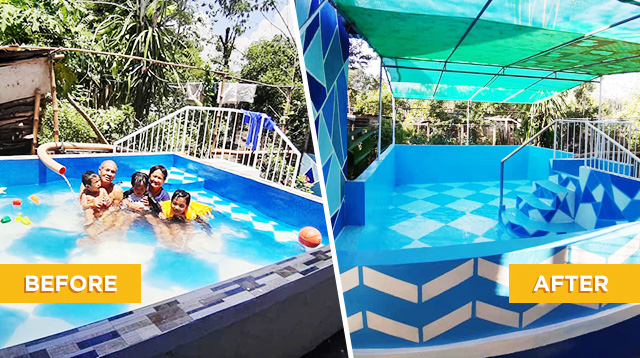Kasya Na Buong Pamilya! Family's DIY Backyard Pool Is #Goals