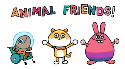 Meet three of the cute characters from the 