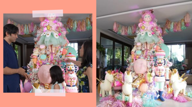 Vicki Belo Keeps Tradition Of Building Whimsical Christmas Trees For Scarlet
