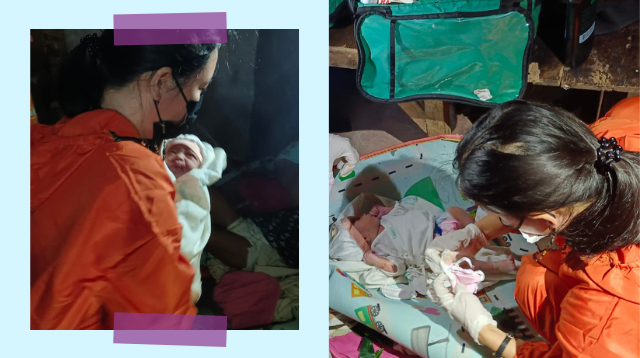 Mom From Samar Gave Birth During Typhoon Odette, Named Her Baby 'Jodette'
